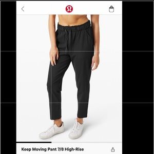 lulu keep moving pant 7/8 high rise